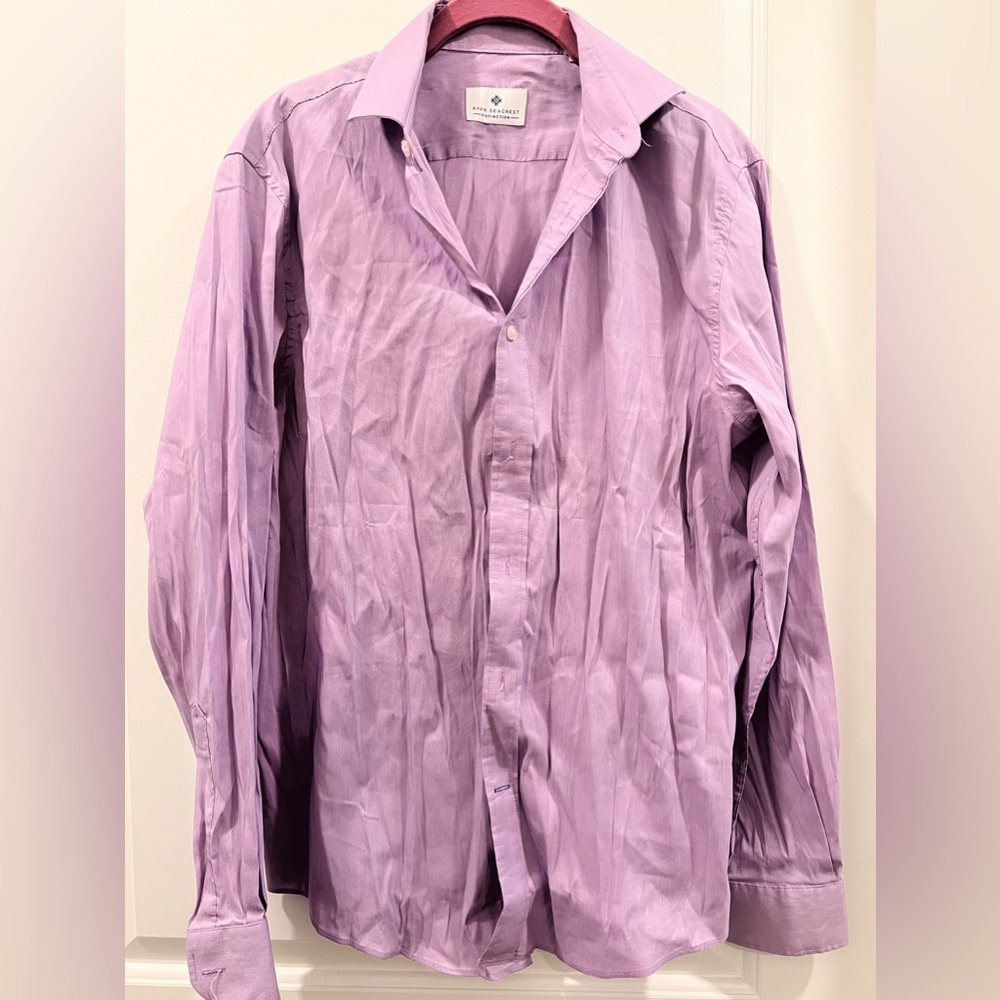 Purple Button Down - image 1